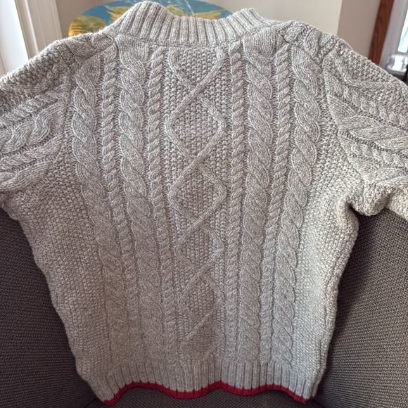 • BRAND NEW • Mini Boden • Kids' Cable Half Zip Wool Blend Sweater • 7-8Y - Picture 10 of 15